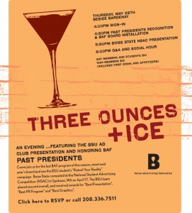 Boise Advertising Federation - Three Ounces + Ice